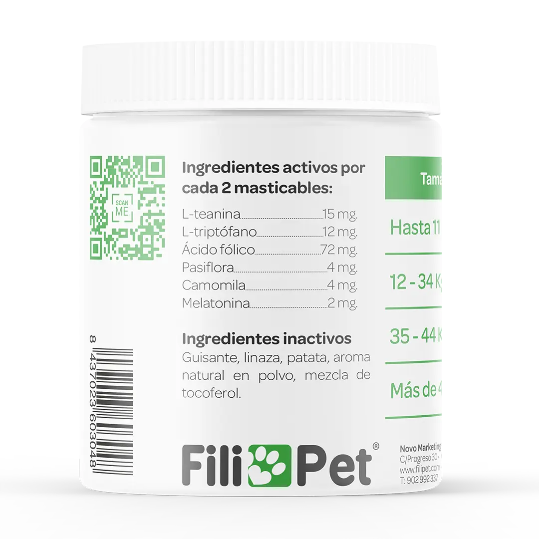 Filizen tranquilizante natural para perros