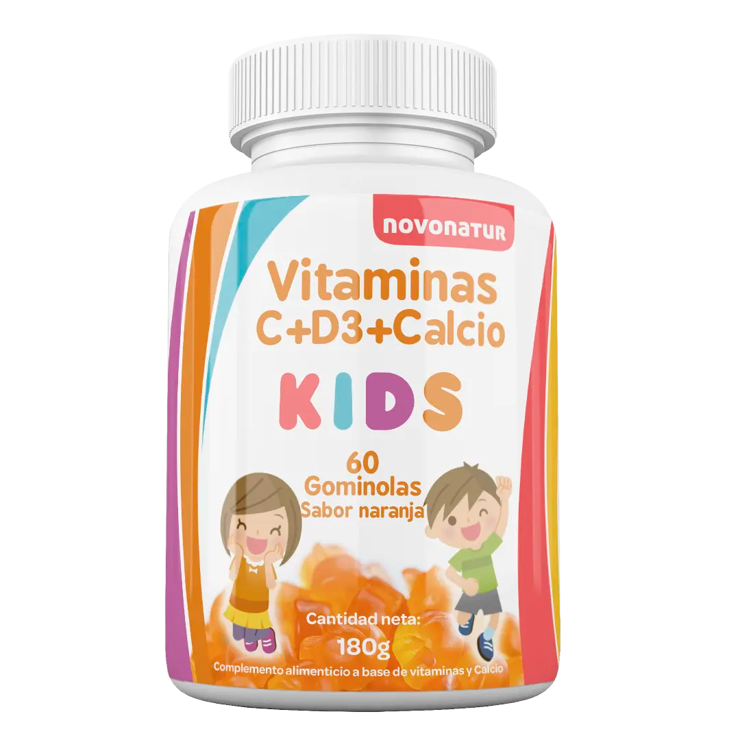 Vitamine C+D+Calcium dans les gommes