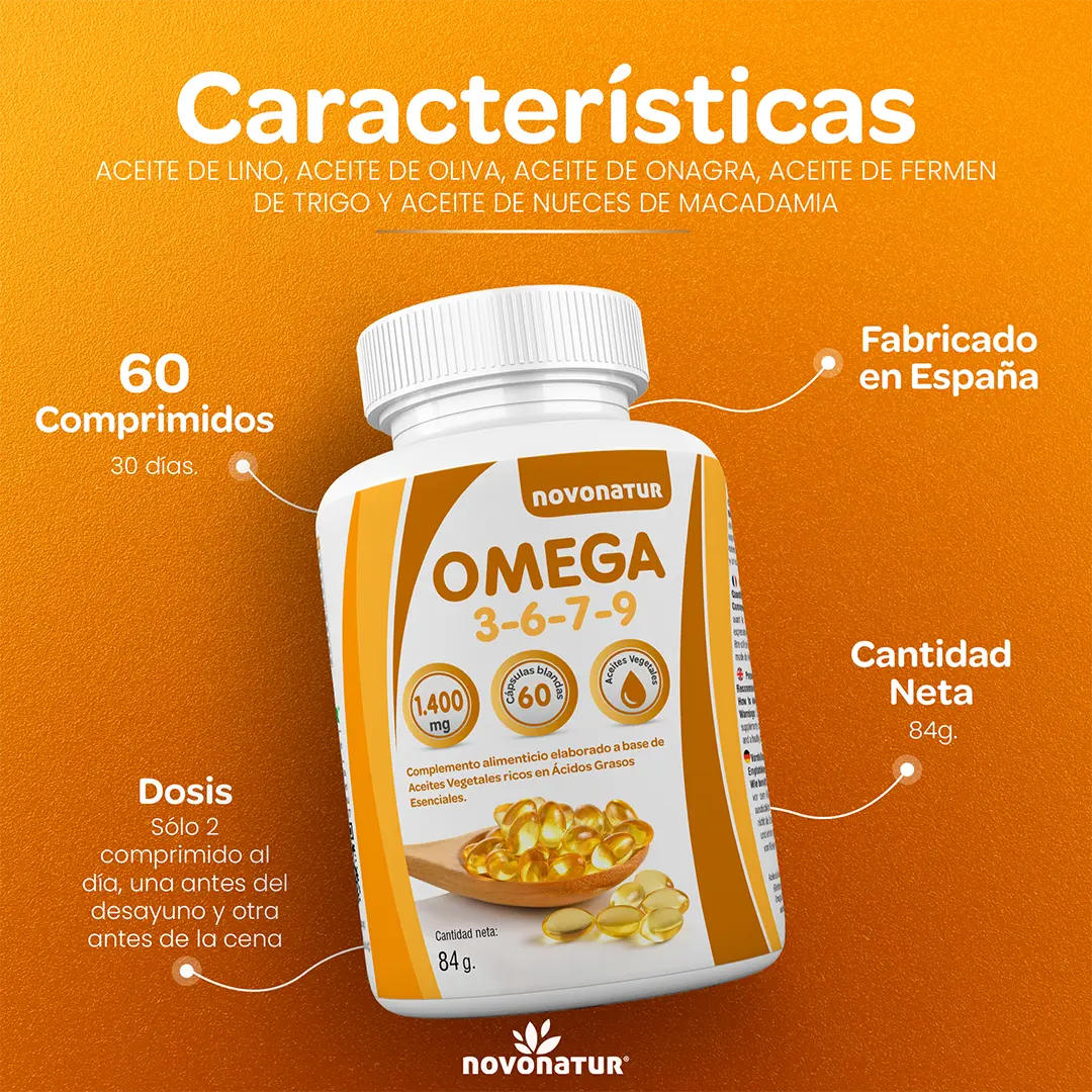 Omega 3 6 7 9 + Aceite de Lino